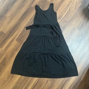 J. Crew Black Maxi Dress